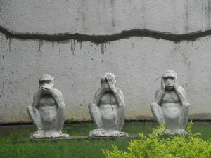 The famous 3 monkeys
