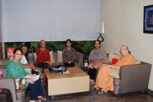 Pr. Shudhatmaprana joining us for the trip