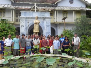 In front of RKM Vivekananda Memorial, Vadodara