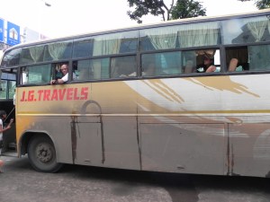 Bus is ready to go to Hotel Surya