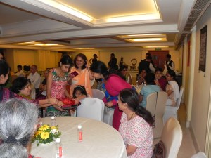 Trisha is going to give gifts to all