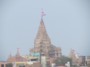 View of the Temple from Terrace of the Hotel