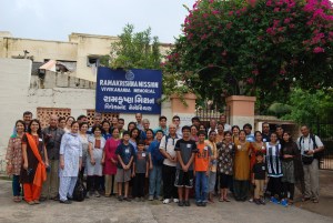 Ready to go into Ashram