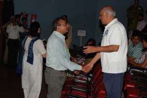 Joy to meet a friend, Mr. Dilip Desai who helped in arranging Mr. Pitroda’s talk