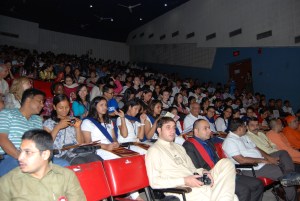 Hall was getting full