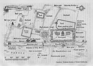 1. Dakshineswar Temple Grounds Map