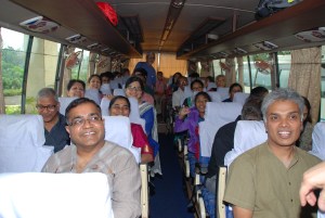 Bus going to Dakshineswar